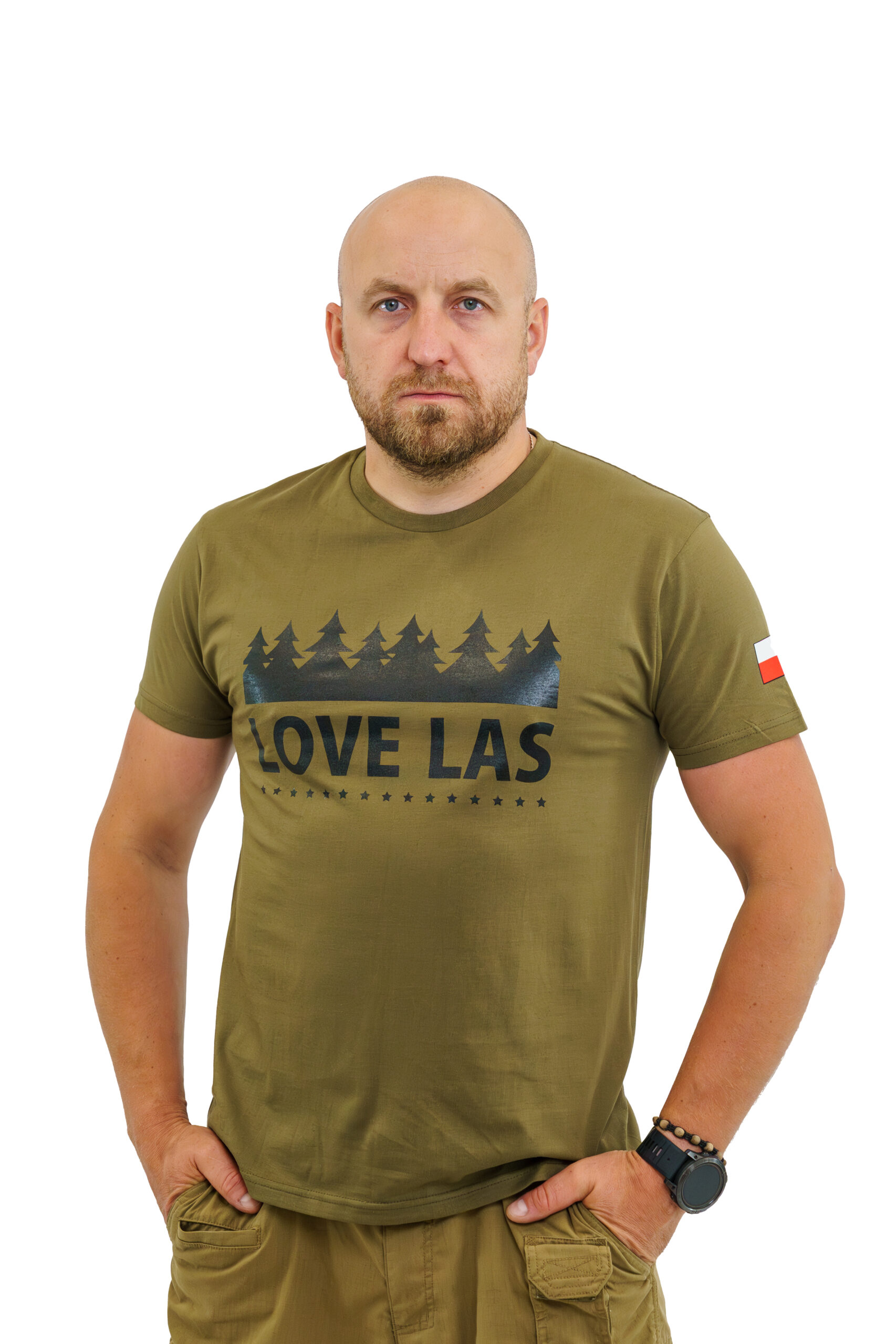 Koszulka LOVE LAS - męska - obrazek 4
