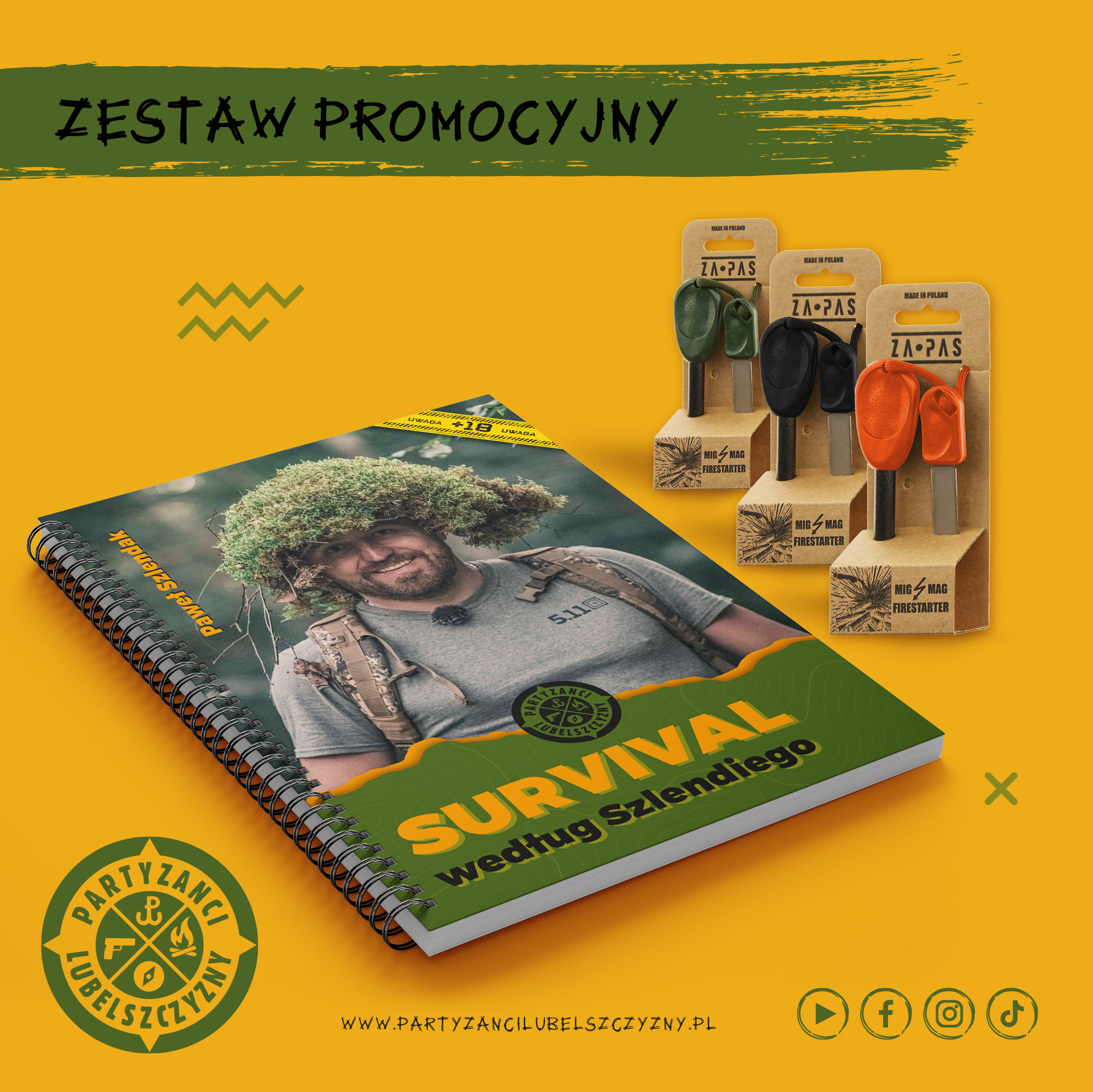 ZESTAW KSIĄŻKA + KRZESIWO MIG-MAG ! WYSYŁKA GRATIS !
