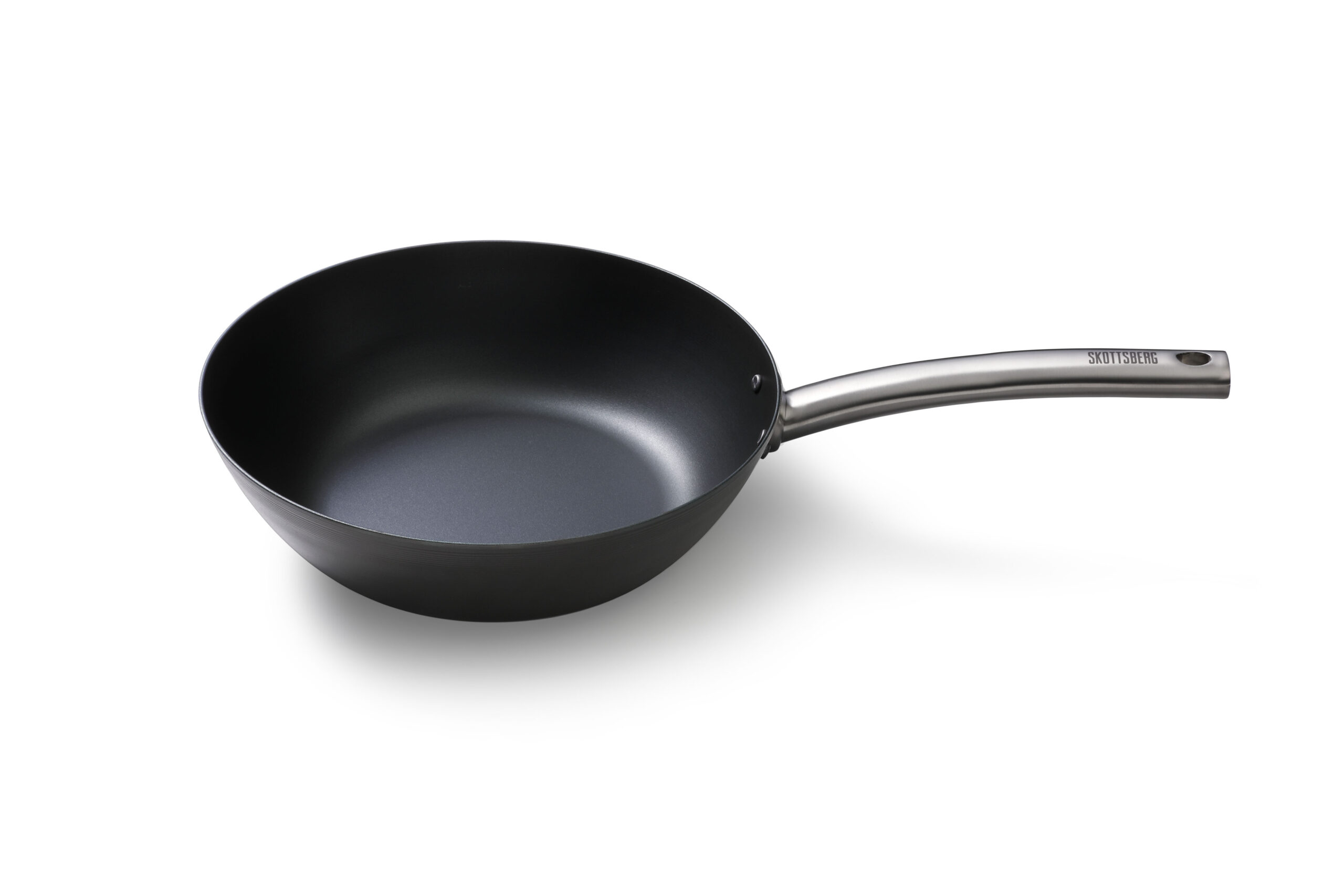 Skottsberg Patelnia WOK ze stali węglowej 28 cm - obrazek 2