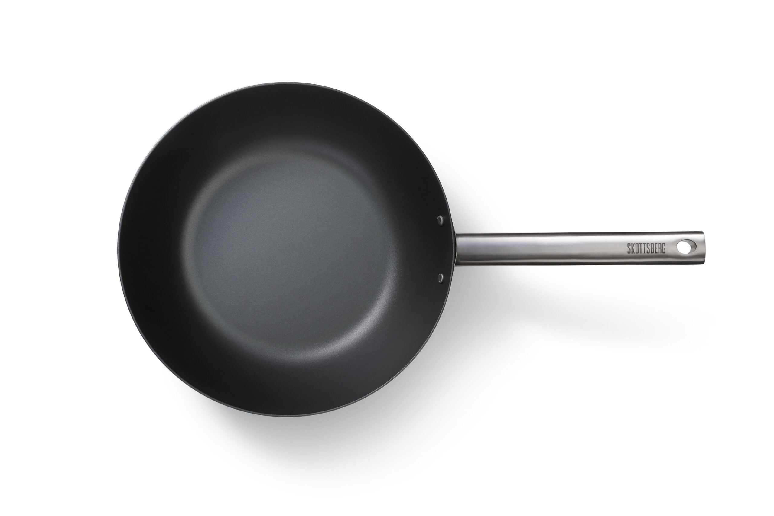 Skottsberg Patelnia WOK ze stali węglowej 28 cm - obrazek 3