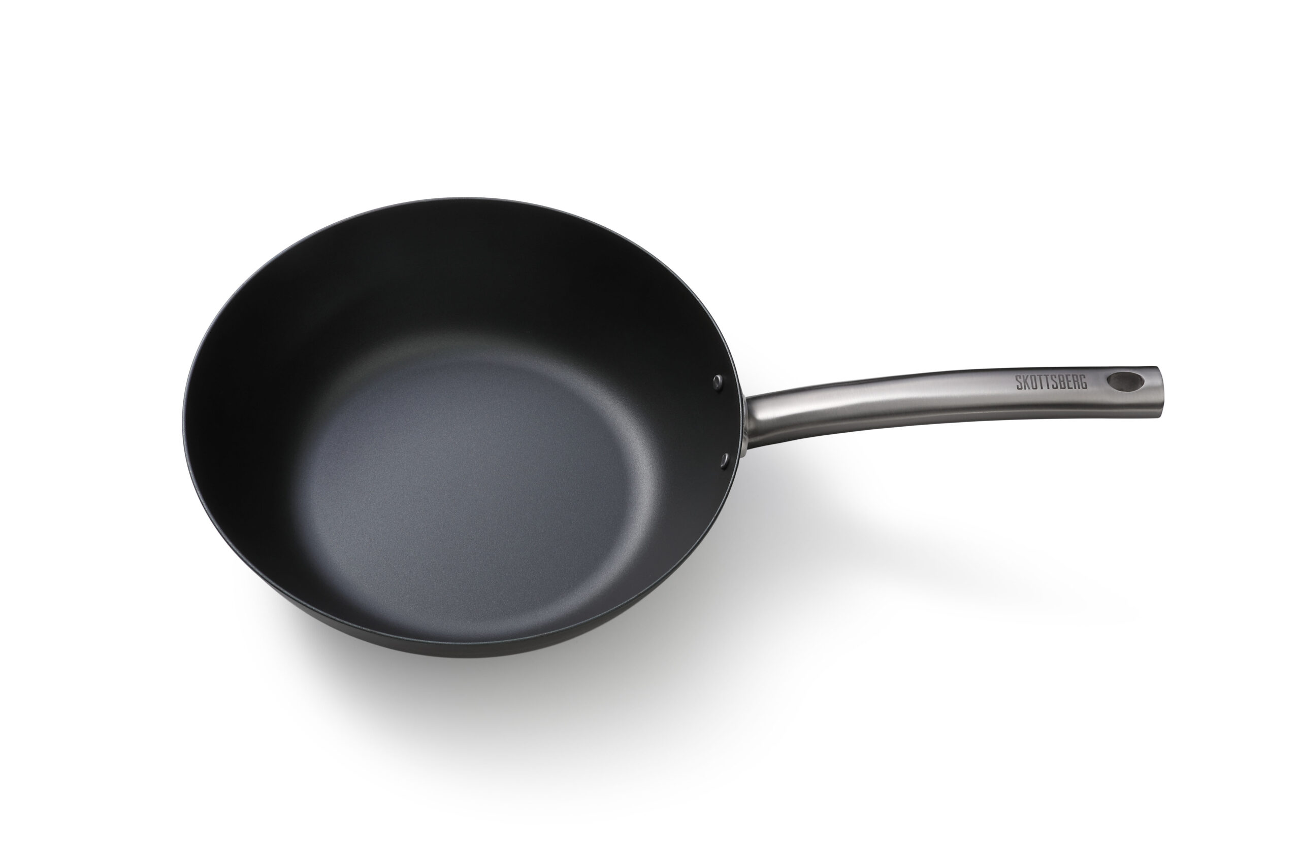 Skottsberg Patelnia WOK ze stali węglowej 28 cm - obrazek 4