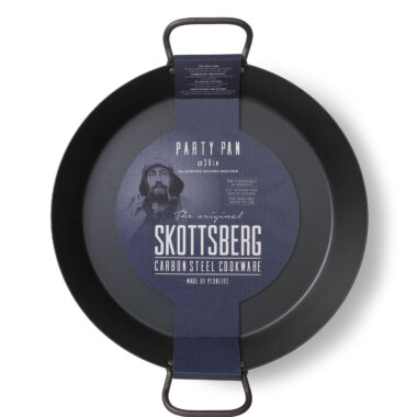 Skottsberg Patelnia z dwoma rączkami ze stali węglowej 38 cm