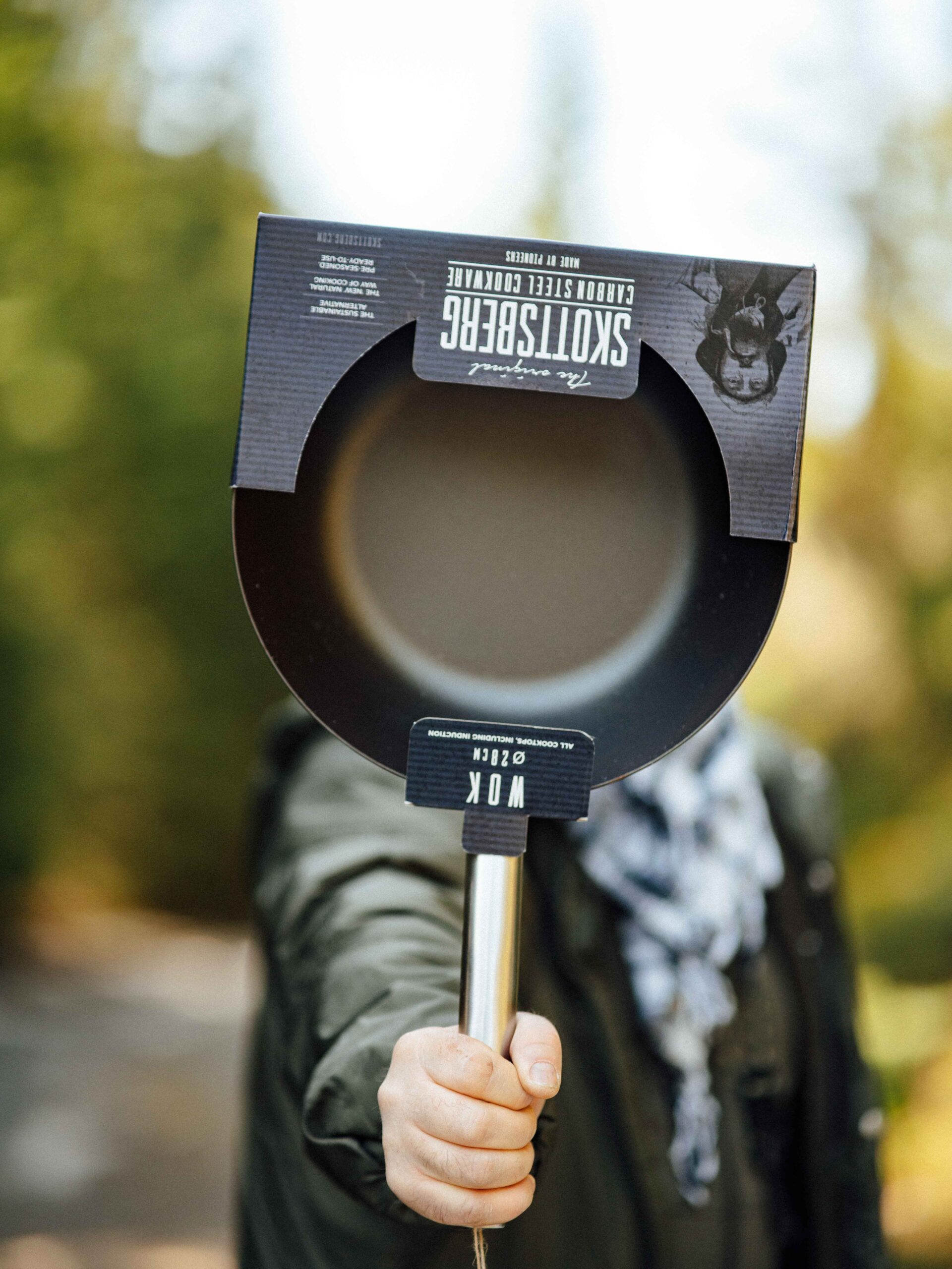 Skottsberg Patelnia WOK ze stali węglowej 28 cm - obrazek 9
