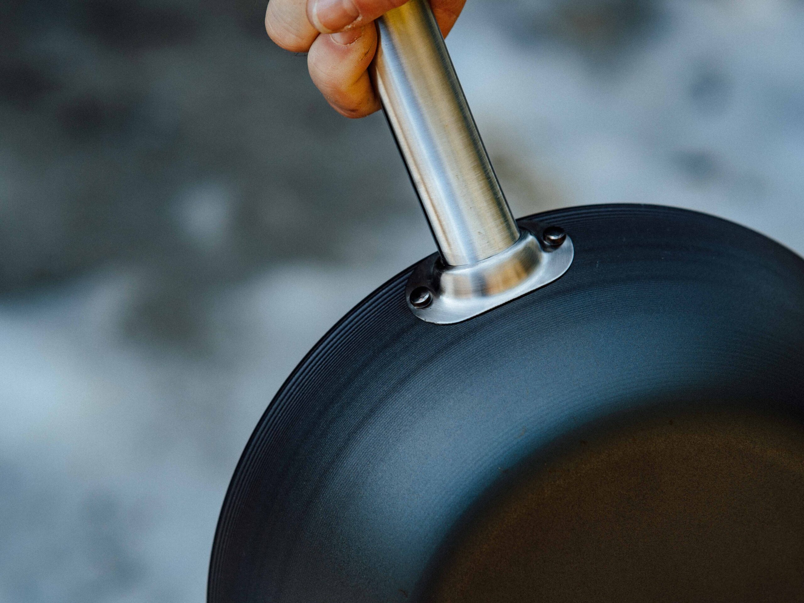 Skottsberg Patelnia WOK ze stali węglowej 28 cm - obrazek 11