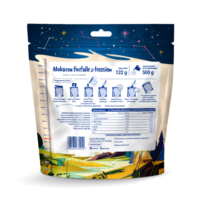 Makaron farfalle z łososiem - obrazek 4