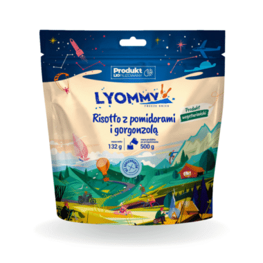 Risotto z pomidorami i gorgonzolą