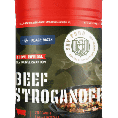 SKYFOOD BEEF STROGANOFF - Stroganoff z kaszą gryczaną