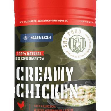 SKYFOOD CREAMY CHICKEN - Filet z kurczaka w sosie koperkowym z ryżem