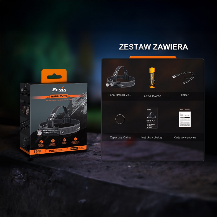 Latarka czołowa Fenix HM61R V3.0 - obrazek 10